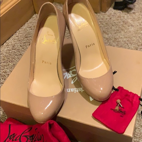 Christian Louboutin Filo 120 Nude Patent - Picture 5 of 6